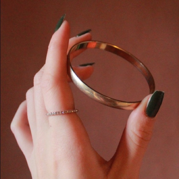 Gold Bangle Bracelet - Picture 3 of 5